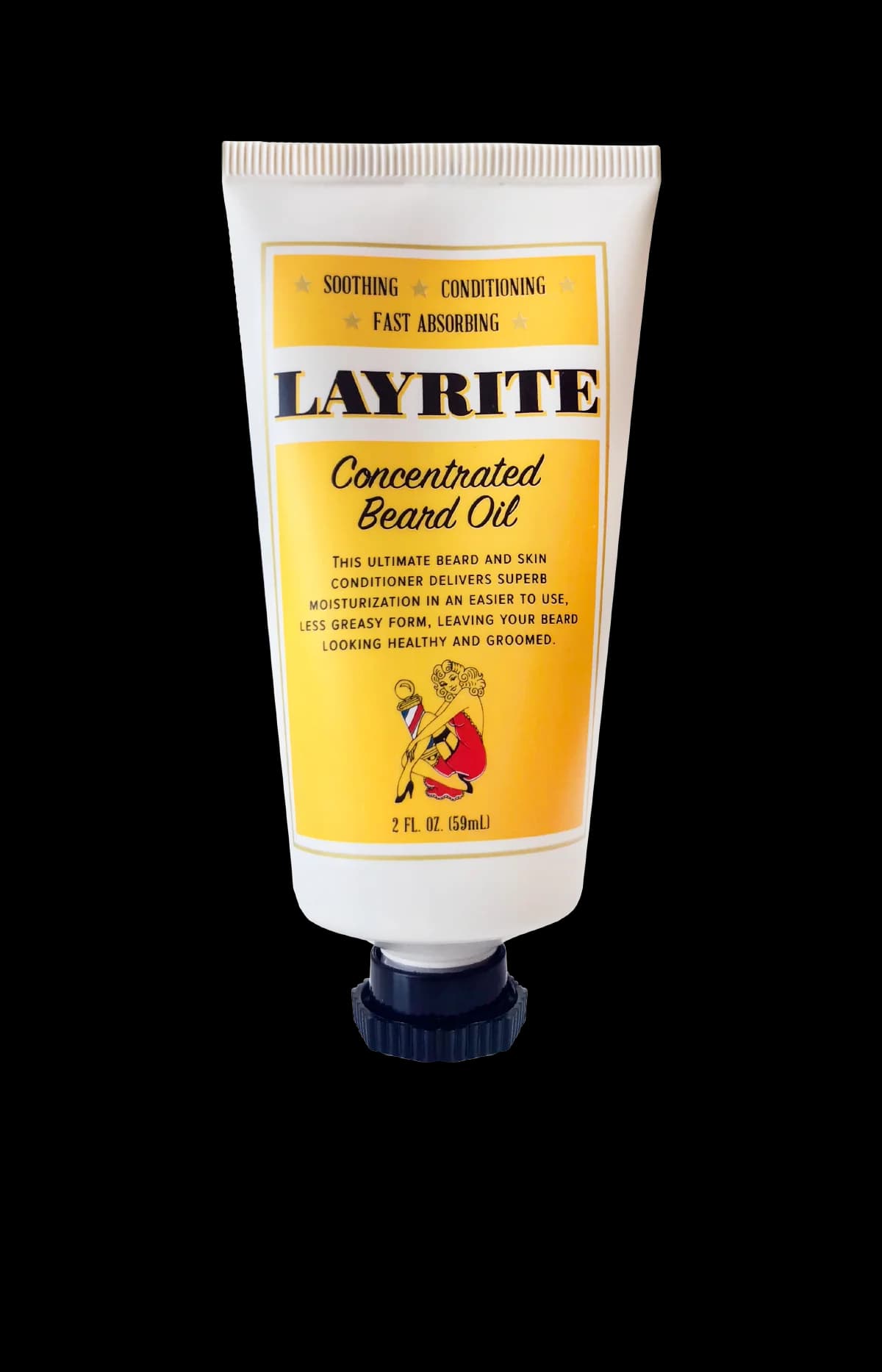 Beard oil product bottle